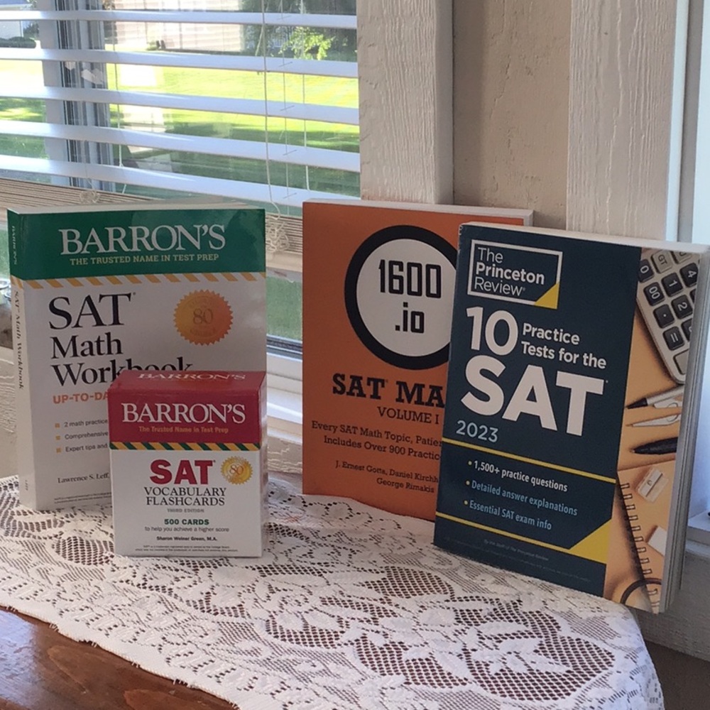 SAT Preparatory Books & Flash Cards